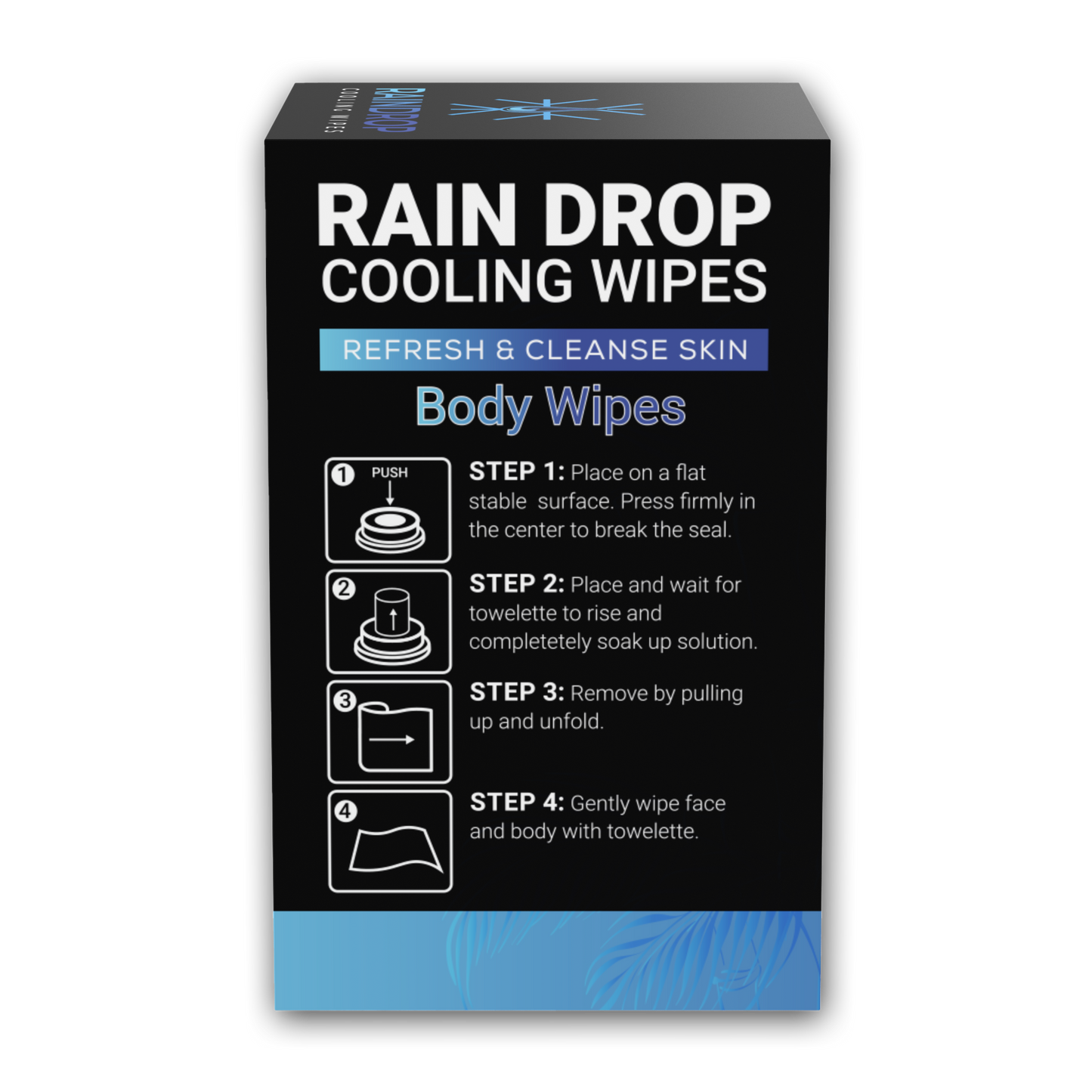 Rain Drop Cooling Wet Wipes